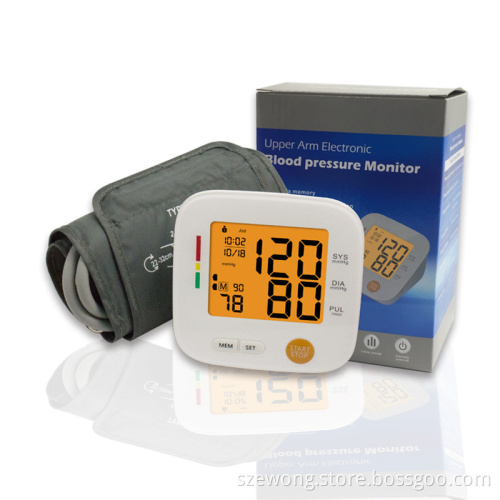 Medical or home Electronic arm blood pressure monitor